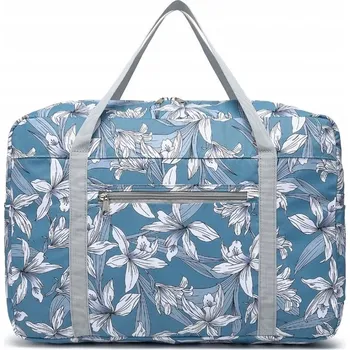 Cestovní taška KONO skládací vodotěsná cestovní taška - modrá - Lilie