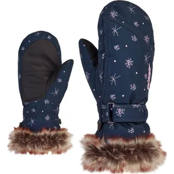 Dětské rukavice ZIENER Led Mitten Blue - 7