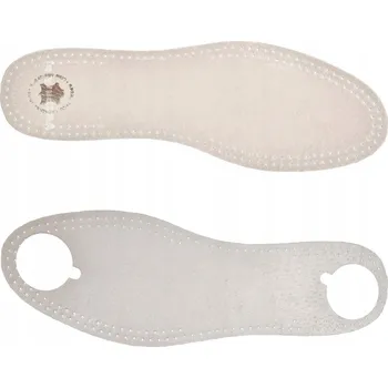 Vložka do bot G10-73 BÍLÉ TENKÉ 1 mm KOŽENÉ VLOŽKY DO BOT NÁHRADNÍ STÉLKY 43