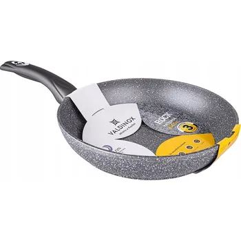 Pánev Nepřilnavá pánev na indukci a plyn s mramorovým povrchem Valdinox Rock 28 cm