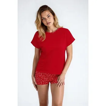 Dámské pyžamo Dámské pyžamo Lada 2 červené S