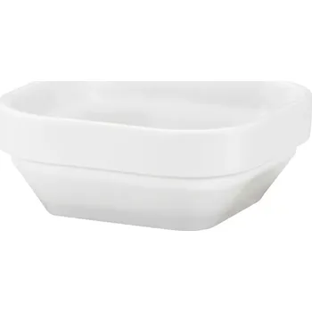 Bauscher System Miska čtvercová, stohovatelná, bílá, objem: 0,35 litru, výška: 49 mm