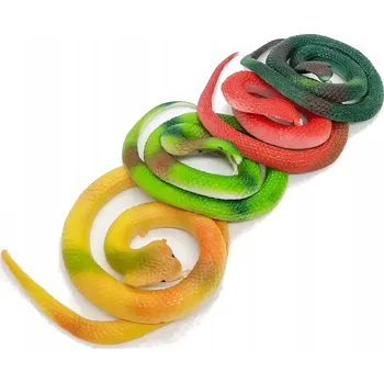 GUMOVÝ REALISTICKÝ HAD FIGURKA HRAČKA 75 cm PRUŽNÝ ZMIJE KOBRA