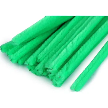 Hobby drát Chlupaté drátky na tvoření Ø6 mm délka cca 30 cm, barva 39 (A044) zelená irská