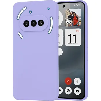 Pouzdro na mobilní telefon Techsuit SoftFlex Nothing Phone (3a) světle fialová