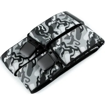 Kšandy Šle maskáčové šíře 5 cm délka 120 cm, velké, 2 (658) šedá