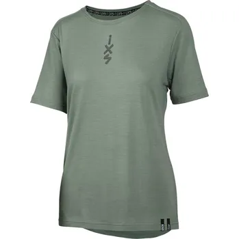 Cyklistické oblečení IXS Women's Flow Merino jersey, sage, 38 38
