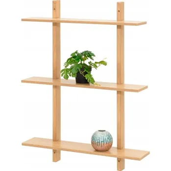 regál Koupelnový regál 4Living, béžové odstíny, 15 x 60 x 80 cm