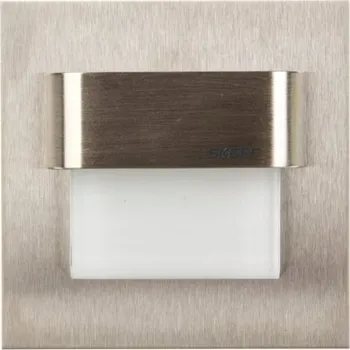 Nástěnné svítidlo Schodišťové svítidlo SKOFF TANGO 0,8 W stříbrné teplá bílá 3000 K