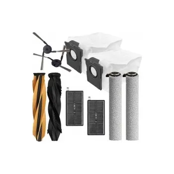 Sada příslušenství pro robotický vysavač HEPA filtry, kartáče pro vysavač XIAOMI DreameBot Aqua10 Ultra Roller Complete (RLH71DE-1-WH) sada sáčků a mopy 10ks