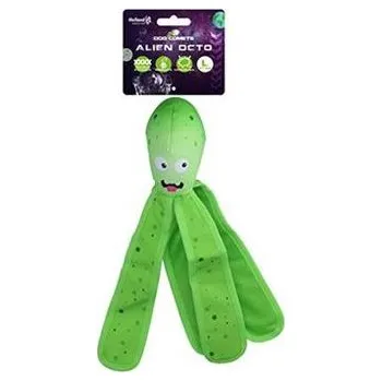 Hračka pro psa Hračka pes Dog Comets Alien Octo L 37cm zelená