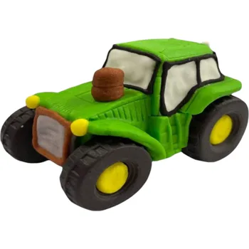 Jedlá dekorace na dort K Decor Cukrová figurka Traktor (více variant) Barva: Zelený
