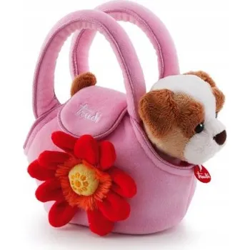 plyšák Plyšová Hračka pejsek Trudi v kabelce 19 cm