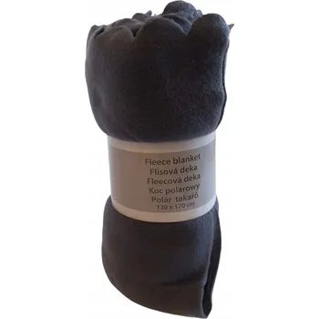 deka Fleecová deka WOLLY & CO. polar 70 cm x 130 cm odstíny šedé