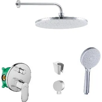 Sprchový set SANITINO - Sprchový set s baterií a tělesem pod omítku Hansgrohe, příslušenství kielle, chrom SANI21HKK010