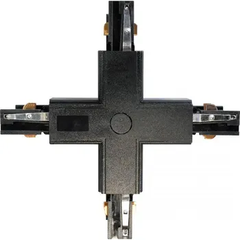 Bodové svítidlo MILAGRO Spojka pro lištový systém osvětlení, černá, 3 okruhy