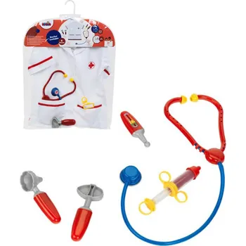 Klein Doktorský set plášť + dětské lékařské potřeby 234341