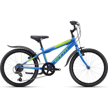 Dětské kolo CTM SCOOBY 1.0 20 - matná modrá perleť / zelená