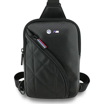BMW taška přes rameno Carbon Pocket&Metal černá