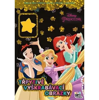 omalovánky Třpytivé vyškrabávací obrázky Princezny