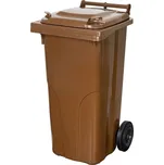 Nadoba MGB 120 lit, plast, hnedá 8014, HDPE, popolnica na odpad
