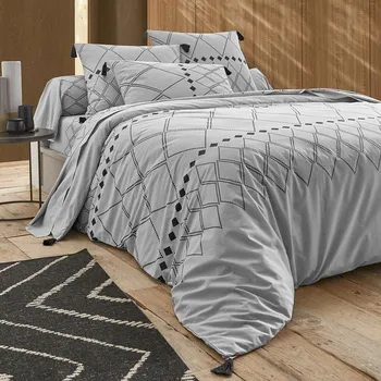 Blancheporte Povlečení Massai s potiskem a střapci, bavlna Velikost: povlak na přikrývku 260x240 cm