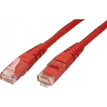 Síťový kabel Patchcord Roline U/UTP 6 RJ45 / RJ45 1 m červený