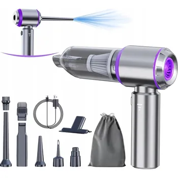 Vysavač Bezdrátový ruční vysavač, sací výkon 22000 Pa, 110W vysavač do auta