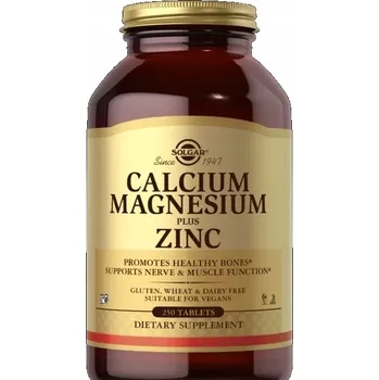 Doplněk stravy Solgar Vápník Hořčík + Zinek tablety 250 ks