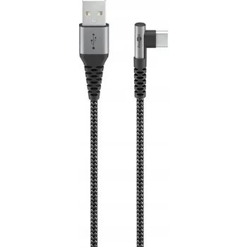 Datový kabel Kabel Goobay USB - USB-C 2 m šedý