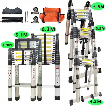 Žebřík Žebřík 6,3 m hliníkový, nosnost do 150 kg