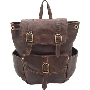 Městský batoh Dámský kožený batoh Stichwell 26850 hnědá Barva: hnědá, Velikost: 0