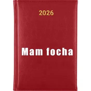 Kalendář Knižní kalendář 2026 A5 červený