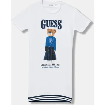 Dámská móda Dětské bavlněné šaty Guess J6RK11.KAD74.PPY2 bílá 00X, vel. 158-166