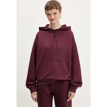 Pánská mikina Bavlněná mikina HUGO Delfinia 50522423 burgundské 93D, vel. S