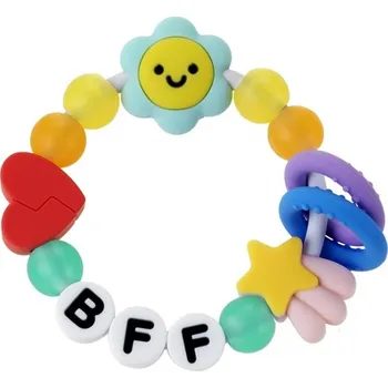 Hračka pro kojence Infantino Kousátko silikonové Friendship BFF