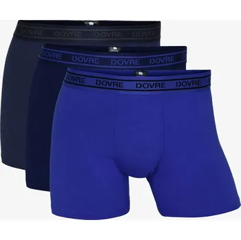 Boxerky Funkční boxerky Dovre Tights 3-Pack Bamboo - dark navy