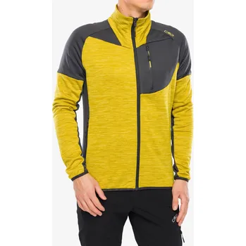 Pánská mikina Fleecová mikina CMP Zyntra - gold green melange