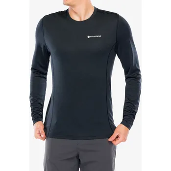 Oblečení a móda Funkční mikina Montane Dart Long Sleeve T-Shirt - black/black