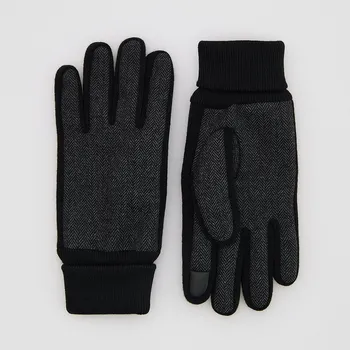 Čepice Reserved - Rukavice s&nbsp;příměsí vlny - černý - 008FE-99X - 008FE-99X-L