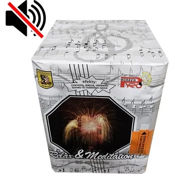 Zábavní pyrotechnika RELAX & MEDITATION - tichý ohňostroj 25 výstřelů, cal. 30mm