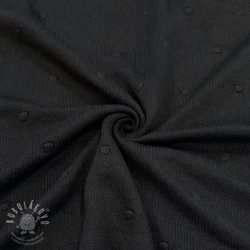 Svetrovina BIG KNIT DOT black