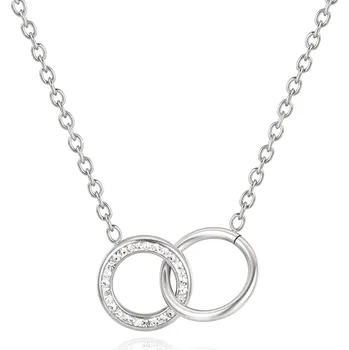 Náhrdelník Troli Minimalistický ocelový náhrdelník VJMS004NS + 2 měsíce na vrácení zboží