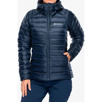 Dámská péřová bunda Montane Anti Freeze Hoodie - eclipse blue/blue