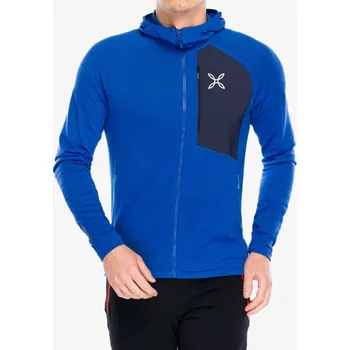 Pánská mikina Montura Vertigo Power Grid Hooded Jacket B.Blue/graphite Blue XL