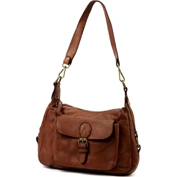 Kabelka VS Dámská kožená kabelka Scarlet hnědá