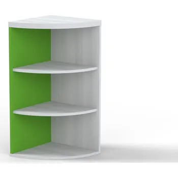 Komoda BRADOP Rohový regál C117 CASPER 45×45 Barevné provedení: CEZ - CREME ZELENÁ