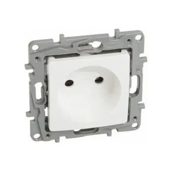 Elektrická zásuvka Legrand Niloe jednoduchá zásuvka s žaluziemi, bílá (764538)