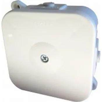 Elektroinstalační krabice Karlik Hermetická instalační krabice s konektory 80x80mm bílá PHS-1