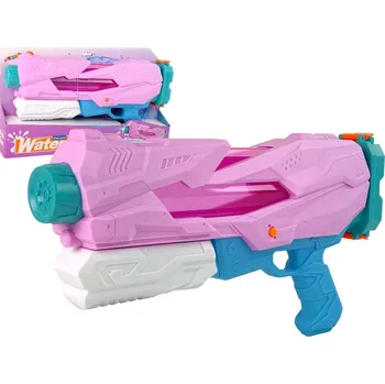 Hra na zahradu LEAN Toys Vodní pistole 800ml Růžová dostřel 8m